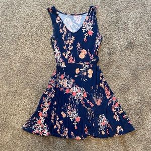 🍀Blue and Pink Floral Dress